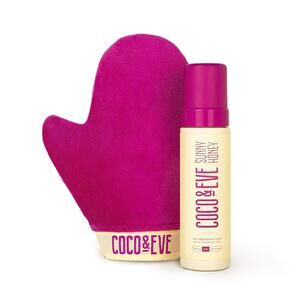 Coco & Eve Self Tanner Foam Kit - (Dark) Streak-Free Sunless Tanning Mousse